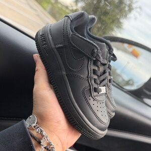 Nike All-Black Athletic Shoes